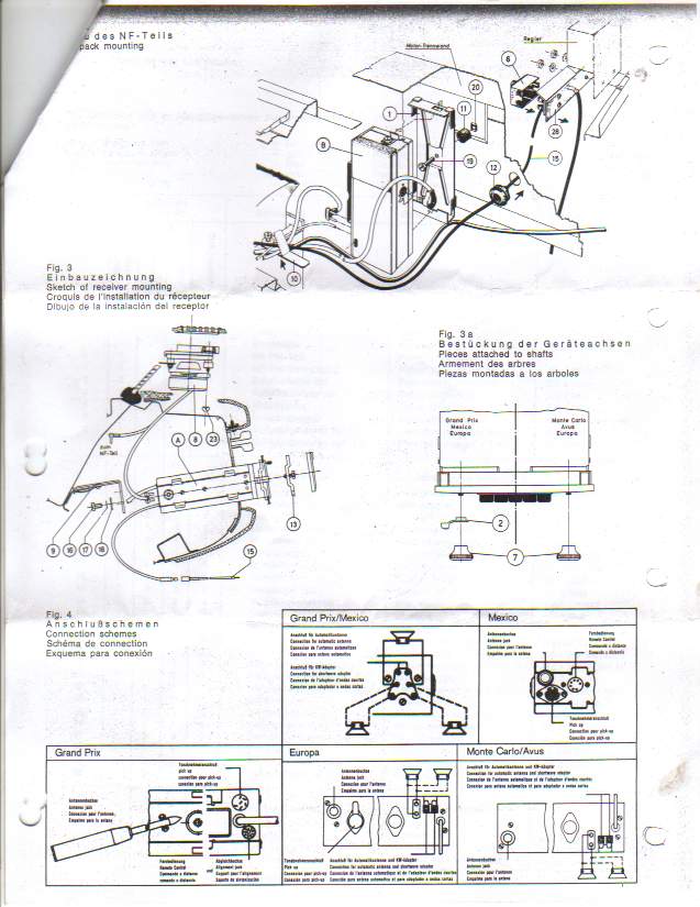 Becker Europa amplifier & wiring